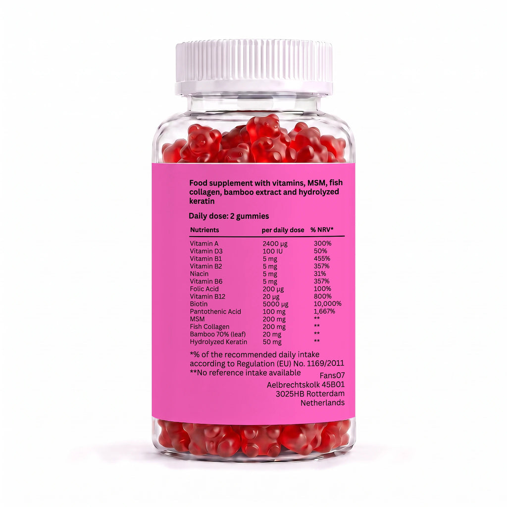 Hair, Skin & Nails Gummies – 60 Gummies