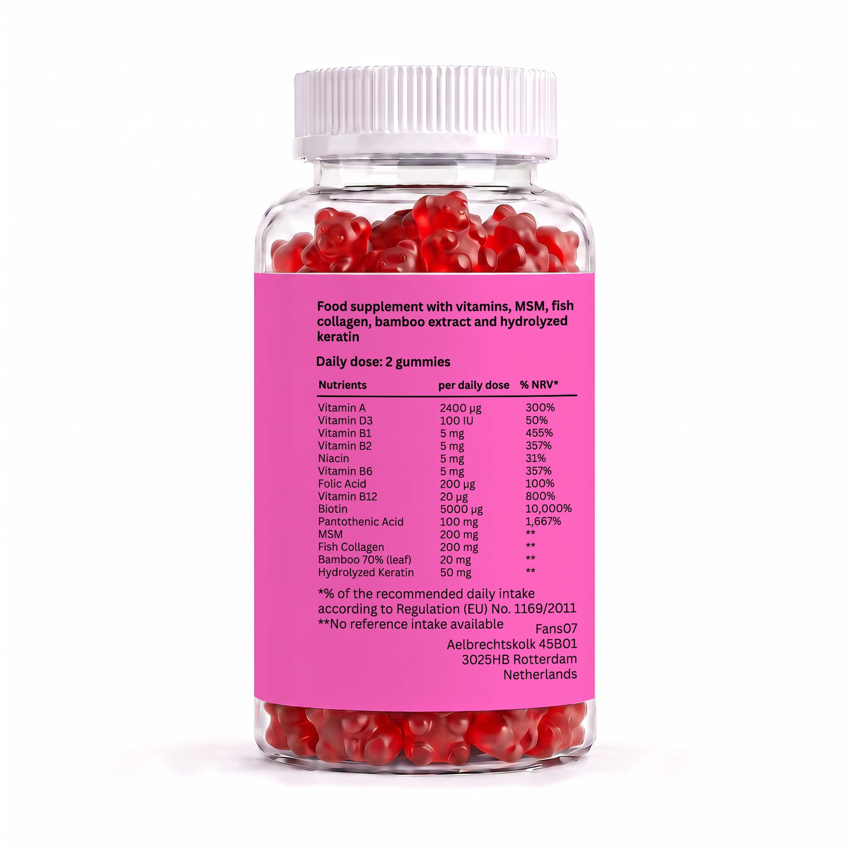 Hair, Skin & Nails Gummies – 60 Gummies